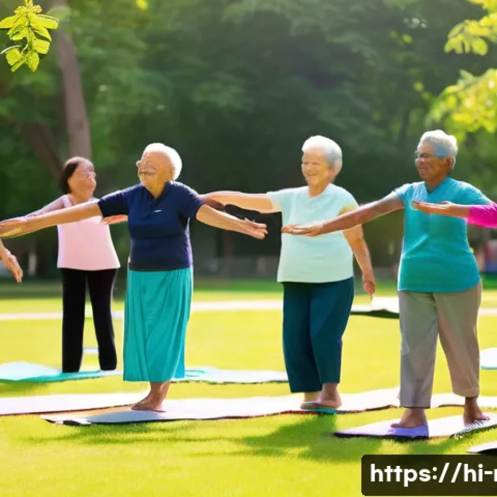 레크리에이션 지도자와 지역사회 연결 - **Vibrant Community Park Gathering:** A bright and lively outdoor scene in a spacious community park...