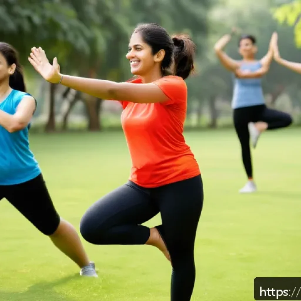 레크리에이션 강사와 지도자의 차이점 - A vibrant outdoor recreation session led by a Hindi-speaking recreation instructor in India, organiz...